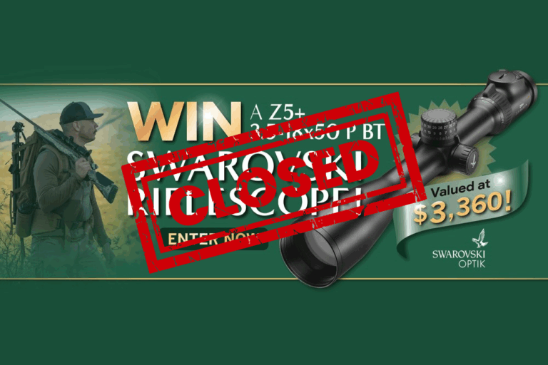 Win a Swarovski Optic riflescope!