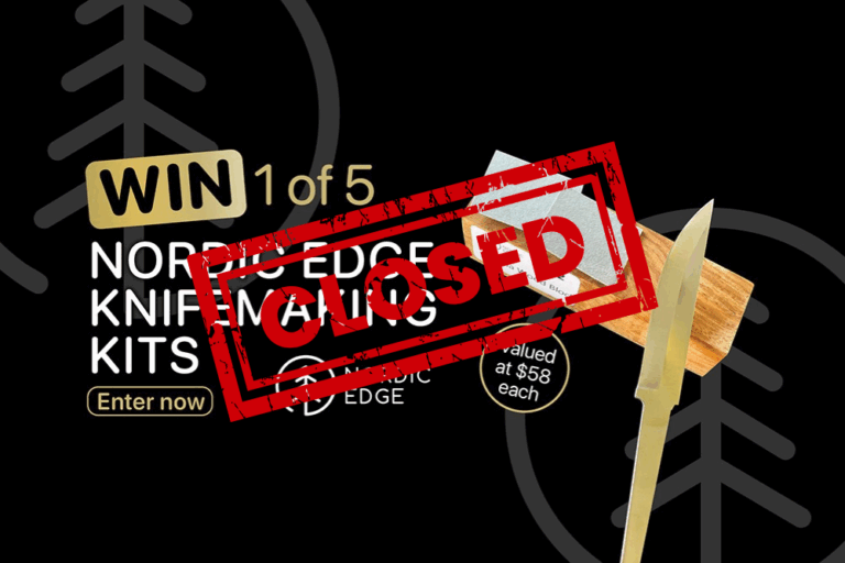 WIN 1 of 5 Knifemaking Kits from Nordic Edge