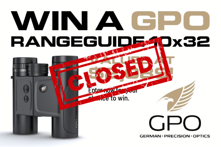 Win a pair of GPO RANGEGUIDE 10×32 BINOCULARS
