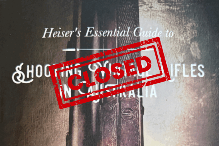 Win a copy of Paul Heiser’s Essential Guide to Shooting Vintage Rifles in Australia