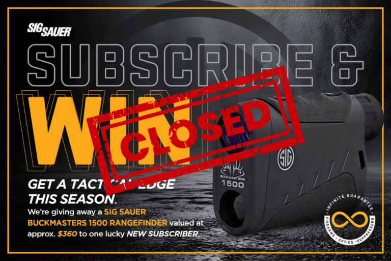 WIN a SIG SAUER Buckmaster Rangefinder