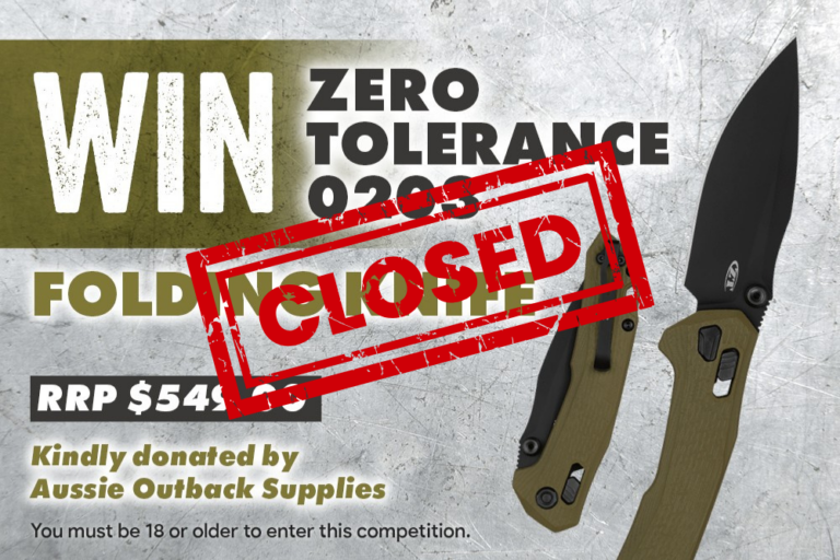 WIN a Zero Tolerance 0203 Folding Knife