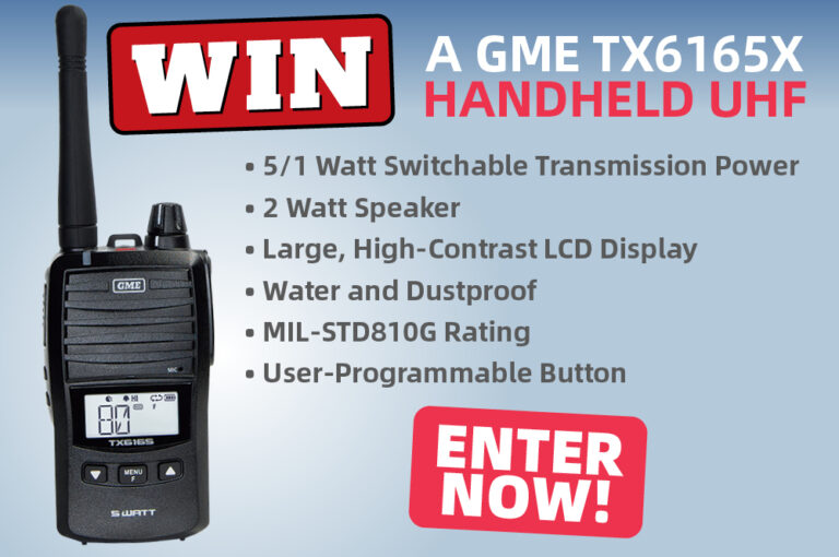 WIN a GME TX6165X Handheld UHF