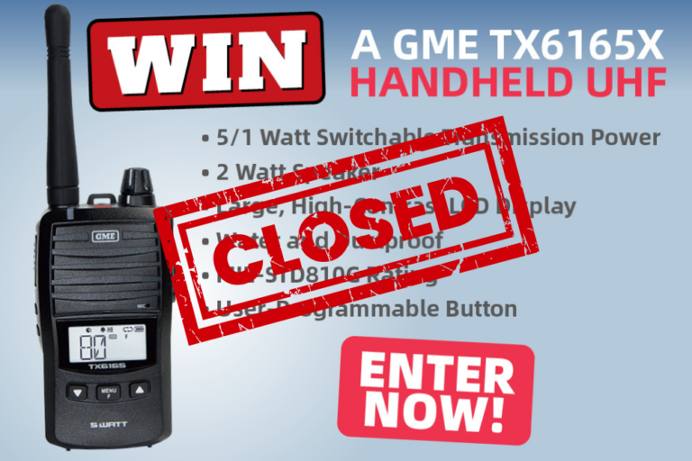 WIN a GME TX6165X Handheld UHF