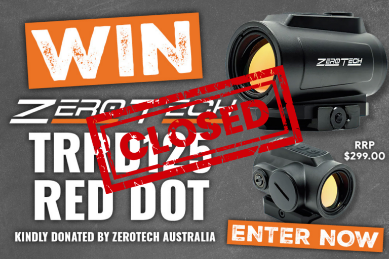 WIN a ZeroTech TRACE RAS 1×25 Digital Red Dot